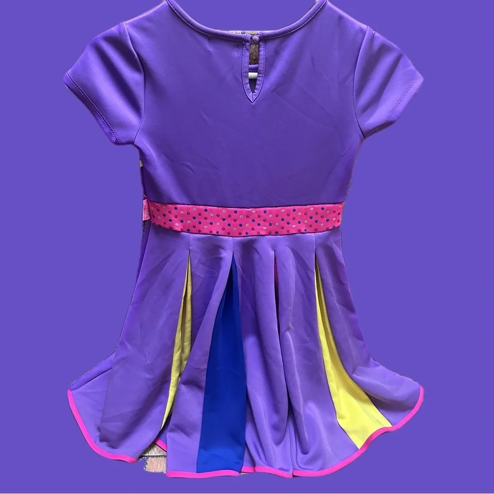 JoJo Siwa Purple and Yellow Kids Costume Dress